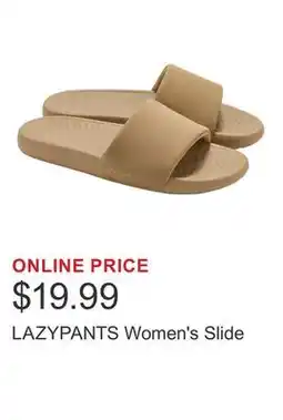 Costco LAZYPANTS Women's Slide offer