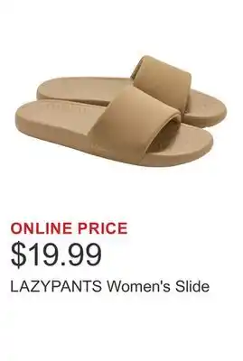 Costco LAZYPANTS Women's Slide offer