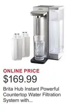 Costco Brita Hub Instant Powerful Countertop Water Filtration System with Bonus Water Filter offer