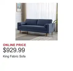 Costco King Fabric Sofa offer