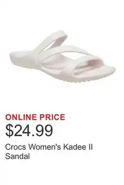 Costco Crocs Women's Kadee II Sandal offer