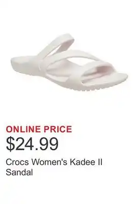 Costco Crocs Women's Kadee II Sandal offer