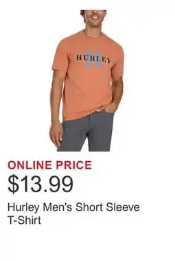 Costco Hurley Men's Short Sleeve T-Shirt offer