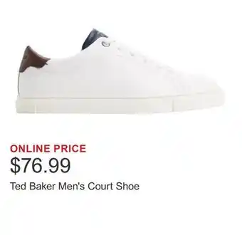 Costco Ted Baker Men's Court Shoe offer