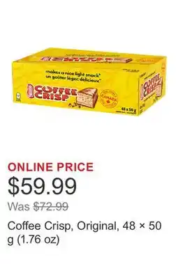 Costco Coffee Crisp, Original, 48 × 50 g (1.76 oz) offer