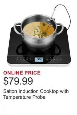 Costco Salton Induction Cooktop with Temperature Probe offer