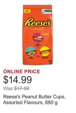 Costco Reese's Peanut Butter Cups, Assorted Flavours, 680 g offer