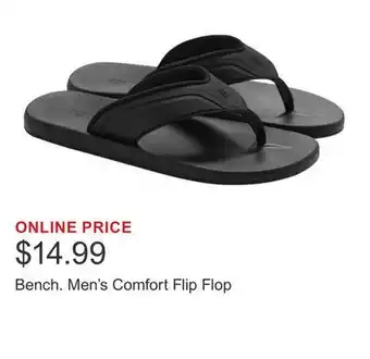 Costco Bench. Men's Comfort Flip Flop offer