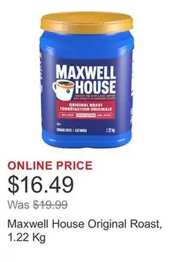 Costco Maxwell House Original Roast, 1.22 Kg offer