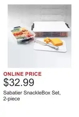 Costco Sabatier SnackleBox Set, 2-piece offer