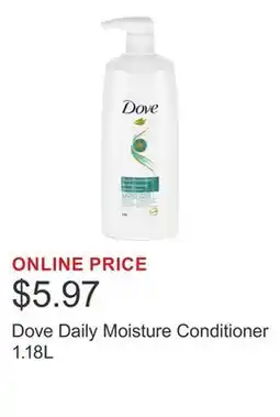 Costco Dove Daily Moisture Conditioner 1.18L offer
