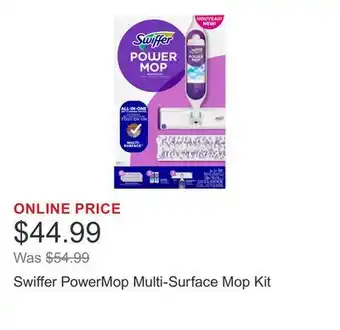 Costco Swiffer PowerMop Multi-Surface Mop Kit offer