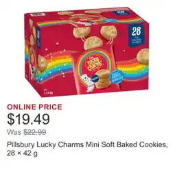 Costco Pillsbury Lucky Charms Mini Soft Baked Cookies, 28 × 42 g offer