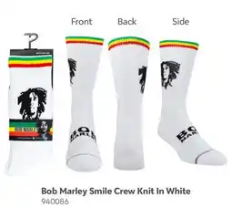Toys R us Bob Marley Smile Crew Knit In White offer