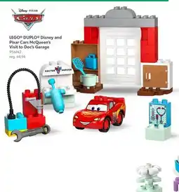 Toys R us LEGO DUPLO Disney and Pixar Cars McQueen's Visit to Doc's Garage offer
