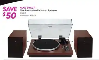 Toys R us iLive Turntable with Stereo Speakers offer