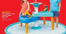 Toys R us Little Tikes 3-in-1 Splash 'n Grow Outdoor Water Play Table offer