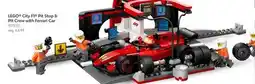 Toys R us LEGO City F1 Pit Stop & Pit Crew With Ferrari Car offer