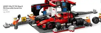 Toys R us LEGO City F1 Pit Stop & Pit Crew With Ferrari Car offer