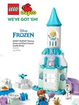 Toys R us LEGO DUPLO Disney Anna and Elsa's Frozen Castle Party offer