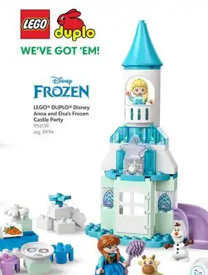Toys R us LEGO DUPLO Disney Anna and Elsa's Frozen Castle Party offer