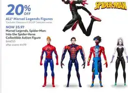 Toys R us LEGO Marvel Legends, Spider-Man : Into The Spider-Verse Collectible action Figure offer