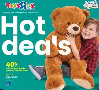 Toys R us Snuggle Buddies Bertie 39 Giant Teddy Bear offer