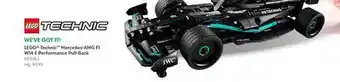 Toys R us WE'VE GOT IT! LEGO Technic Mercedes-AMG F1 W14 E Performance Pull-Back offer