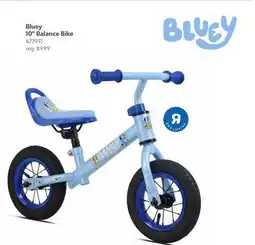 Toys R us Bluey 10 Balance Bike offer