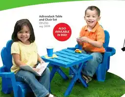 Toys R us American Plastic Toys ave friends Adirondack Table and Chair Set offer