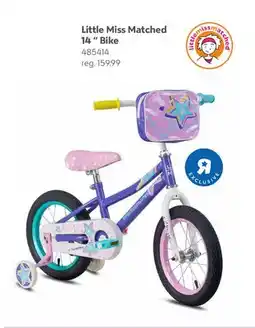 Toys R us Little Miss Matched 14 Bike offer