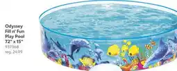 Toys R us Odyssey Fill n' Fun Play Pool 72 x 15 offer