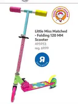 Toys R us Little Miss Matched - Folding 120 Scooter offer