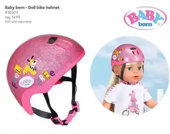 Toys R us Baby born - Doll bike helmet offer
