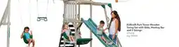 Toys R us KidKraft Park Tower Wooden Swing Set with Slide, Monkey Bar and 3 Swings offer
