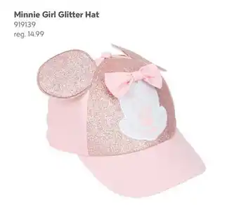 Toys R us Minnie Girl Glitter Hat offer