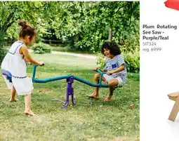Toys R us Plum Rotating See Saw - Purple/Teal offer