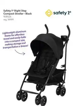 Toys R us Safety 1st Right Step Compact Stroller - Black offer