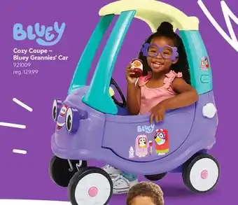 Toys R us Cozy Coupe – Bluey Grannies' Car offer
