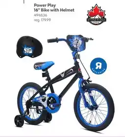 Toys R us Stoneridge Cycle Power Play 16 Bike with Helmet offer