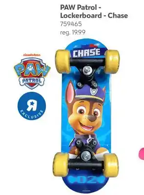 Toys R us PAW Patrol -Lockerboard -Chase offer