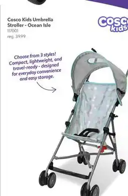 Toys R us Cosco Kids Umbrella Stroller - Ocean Isle offer