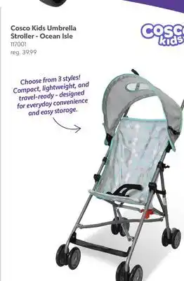 Toys R us Cosco Kids Umbrella Stroller - Ocean Isle offer