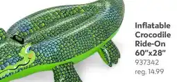 Toys R us Inflatable Crocodile Ride-On 60x28 offer