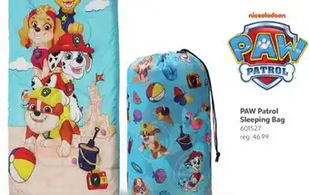 Toys R us PAW Patrol Sleeping Bag offer