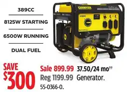 Canadian Tire Champion Generator offer