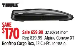 Canadian Tire Thule Alpine Convoy XT Rooftop Cargo Box, 12 Cu-Ft offer