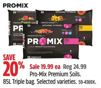 Canadian Tire Pro-Mix Premium Soils offer