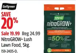 Canadian Tire Golfgreen NitroGROW+ Lush Lawn Food offer