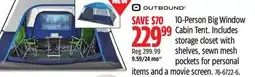 Canadian Tire 10-Person Big Window Cabin Tent offer